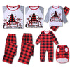 Checkered Christmas Pajamas For Family