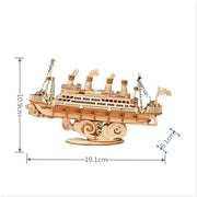 Wooden Educational Toy | Cruise Ship | Gift for Children and Adults