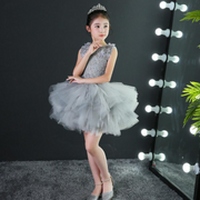 Long Trailing Lace Appliques Princess Prom Tulle Gowns