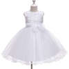 Multi Layer Mesh Beaded Top Wedding Flower Girl Party Dress