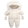 Winter Cotton Baby Romper With Gloves